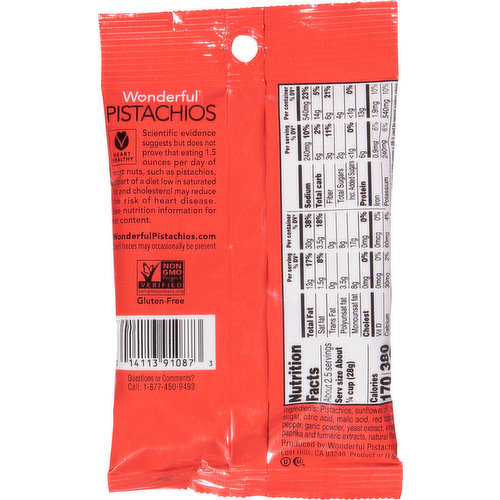 Wonderful Pistachios, Chili Roasted