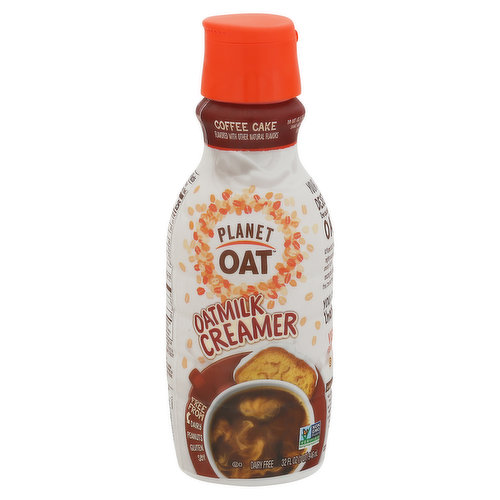 Planet Oat Oatmilk Creamer, Dairy Free, Coffee Cake