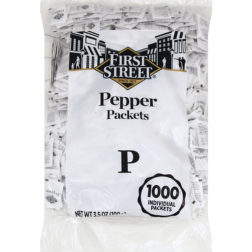 First Street Pepper, Packets