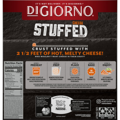 DiGiorno Cheese Stuffed Crust Pepperoni Pizza