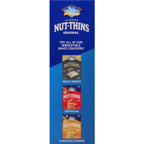 Blue Diamond Almonds Rice Cracker Snacks, Almond, Original