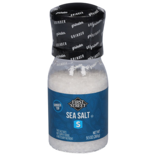 First Street Sea Salt, Grinder