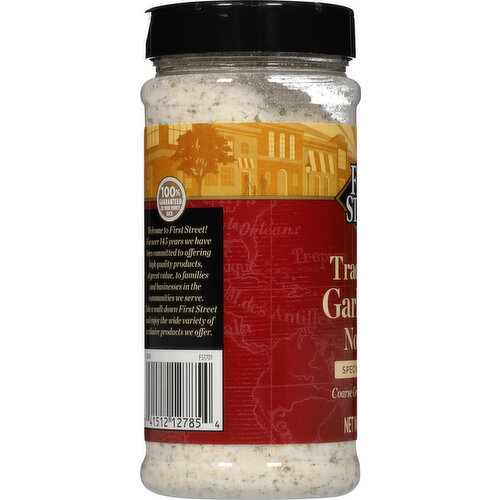First Street Garlic Salt, Traditional, No MSG