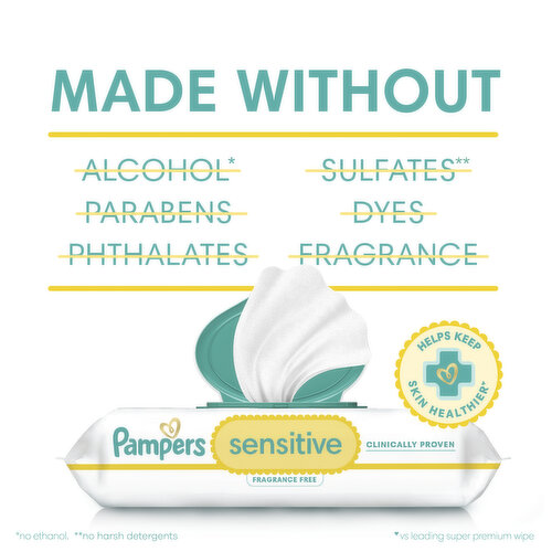 Pampers Baby Wipes Pampers Sensitive