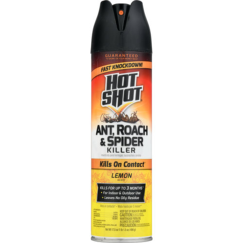 Hot Shot Ant, Roach & Spider Killer, Lemon Scent