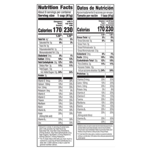 Cinnamon Toast Crunch Cereal