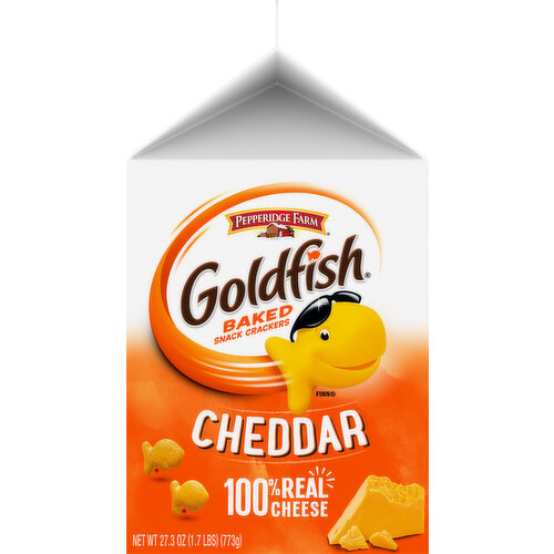 Goldfish Baked Snack Crackers, Cheddar