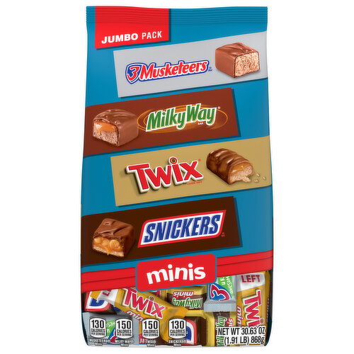 Mars Wrigley Candy, Minis, Jumbo Pack