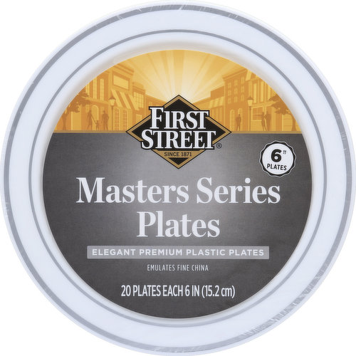 First Street Plates, Master Series