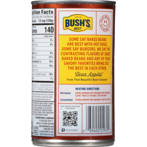 Bush's Best Maple & Cured Bacon Baked Beans