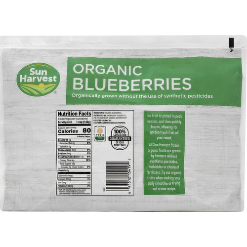 Sun Harvest Blueberries, Organic