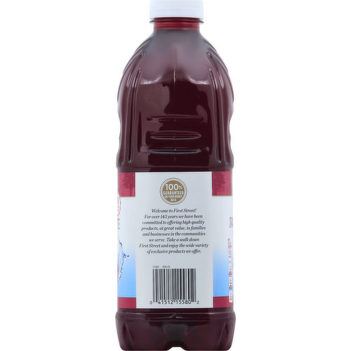 FIRST STREET Flavored Juice Cocktail, from Concentrate, Cranberry Pomegranate