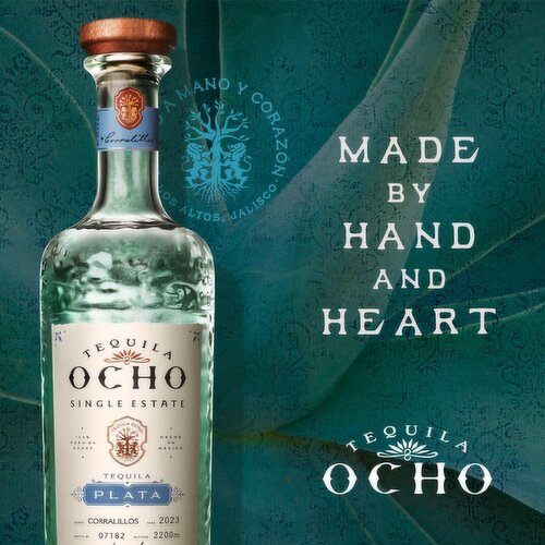 Tequila Ocho Plata Single Estate Corralillos Tequila