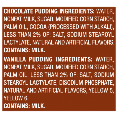 Snack Pack Chocolate/Vanilla Pudding