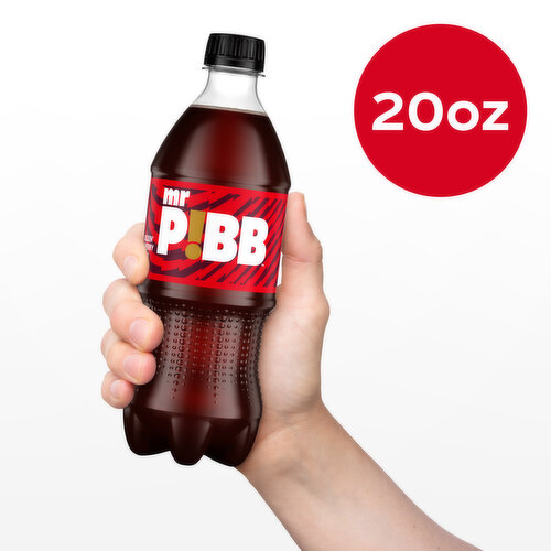 Pibb Mr.  Cherry Soda Soft Drink Bottle