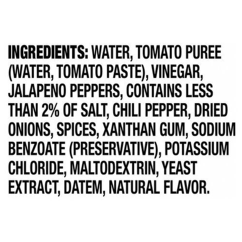 Taco Bell Sauce, Hot