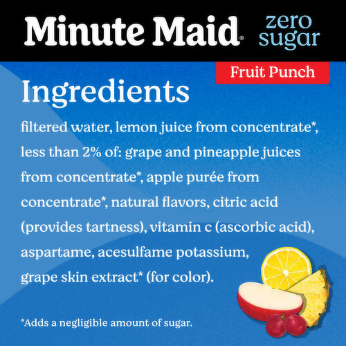 Minute Maid  Sugar Fruit Punch Bottle