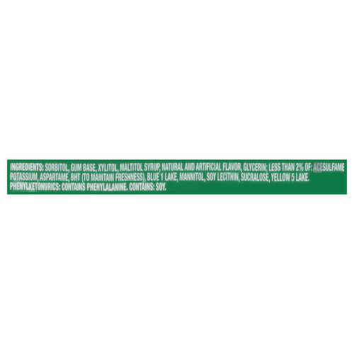Trident Gum, Sugar Free, Spearmint