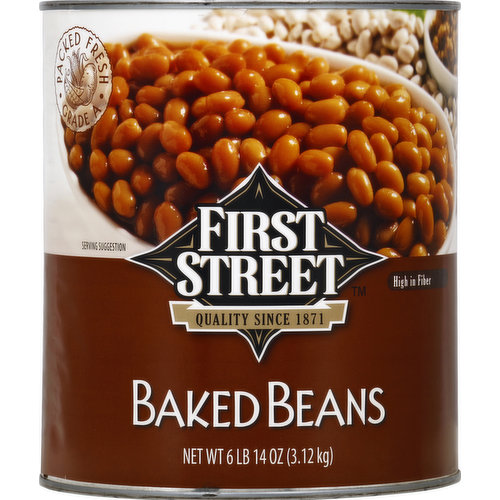 First Street Beans, Baked