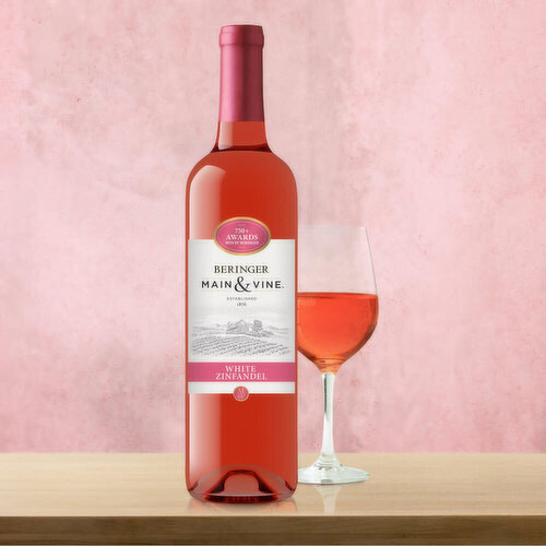 Beringer Main & Vine White Zinfandel California Rose Wine