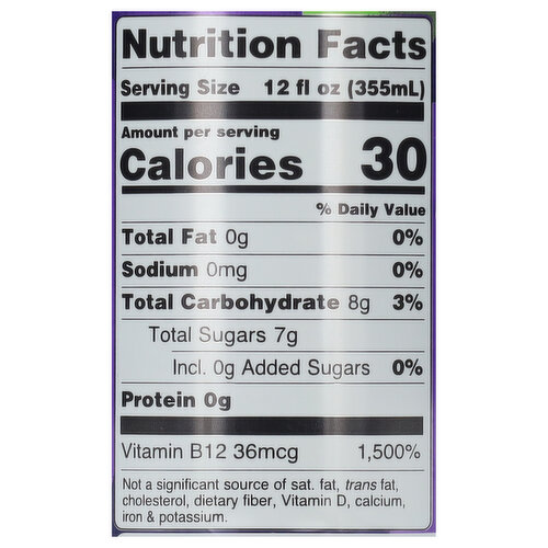 Humm Probiotic Less Sugar Blackberry Kombucha