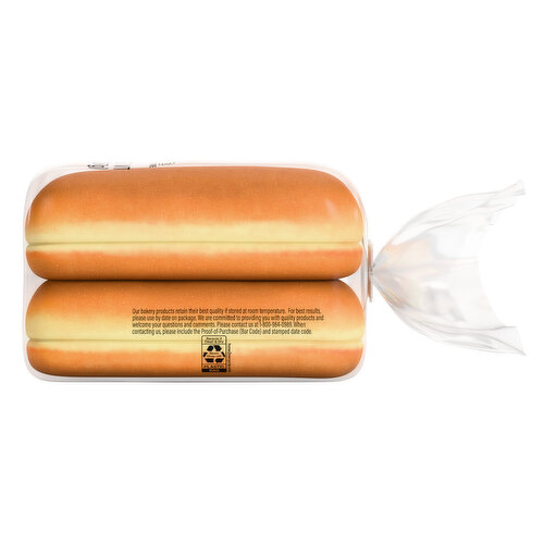 Ball Park White Hot Dog Buns, 8 count, 14 oz