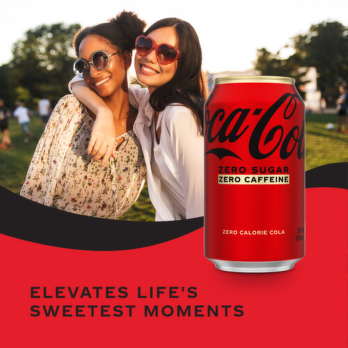 Coca-Cola Zero Sugar Caffeine-Free Soda Soft Drink