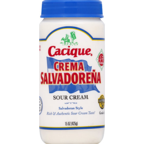 Cacique Sour Cream, Salvadoran Style