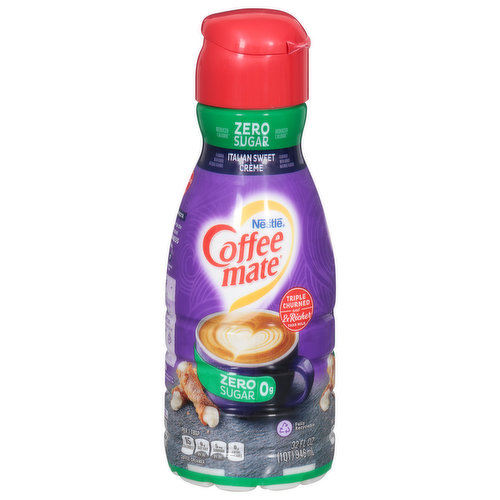 Coffee-Mate Coffee Creamer, Zero Sugar, Italian Sweet Creme