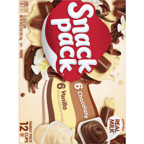 Snack Pack Chocolate/Vanilla Pudding