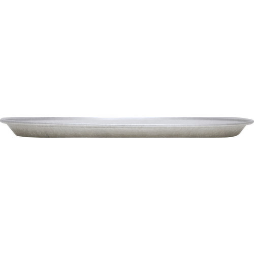 First Street Serving Tray, Round, Silver, 16 Inches