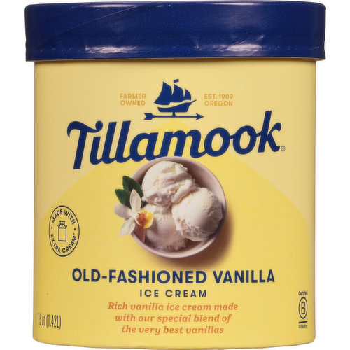 Tillamook Ice Cream, Old-Fashioned Vanilla