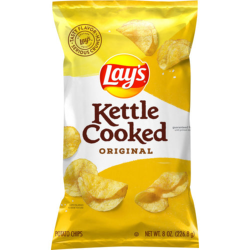 Lay's Potato Chips, Original, Kettled Cooked