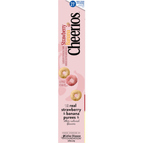 Cheerios Strawberry Banana Cereal Large Size