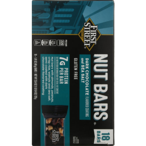 First Street Nut Bars, Dark Chocolate and Sea Salt