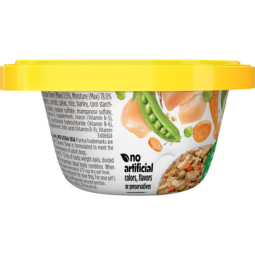 Beneful Freshly Prepared Meals Chicken Stew with Carrot Peas Rice & Barley Dog Food