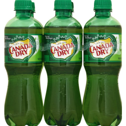 Canada Dry Ginger Ale, 6-Pack