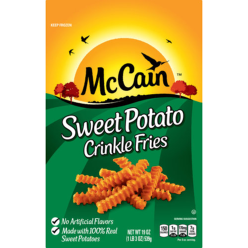 McCain Crinkle Fries, Sweet Potatoes