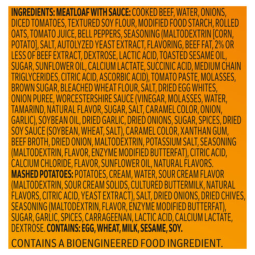 Lean Cuisine Meatloaf with Mashed Potatoes and Gravy
