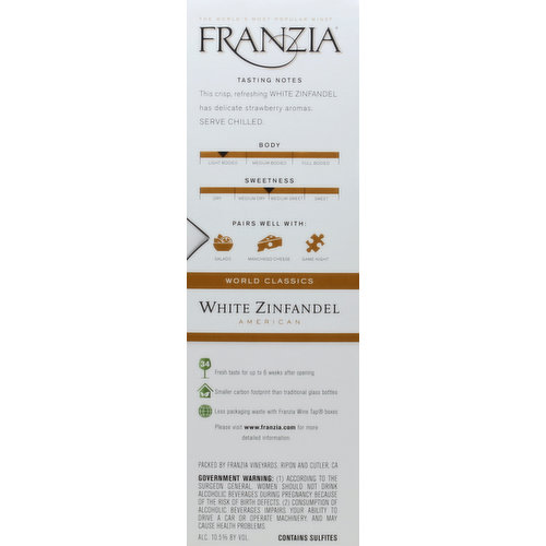 Franzia White Zinfandel