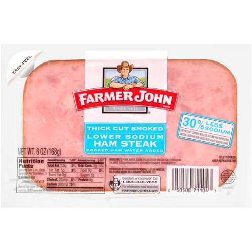Farmer John Low Sodium Sliced Ham