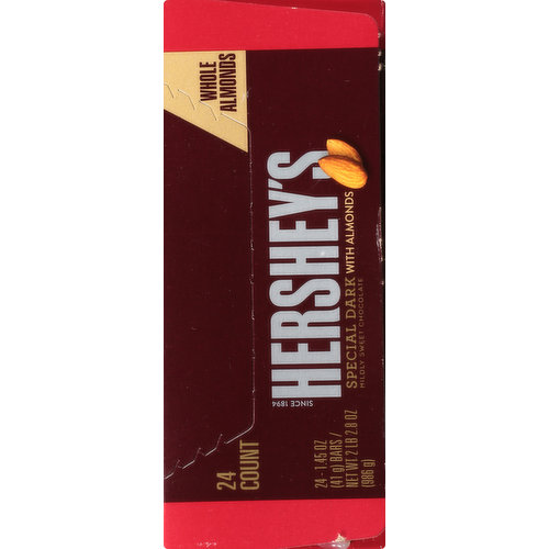 Hershey's Chocolate Bars, Special Dark with Almonds