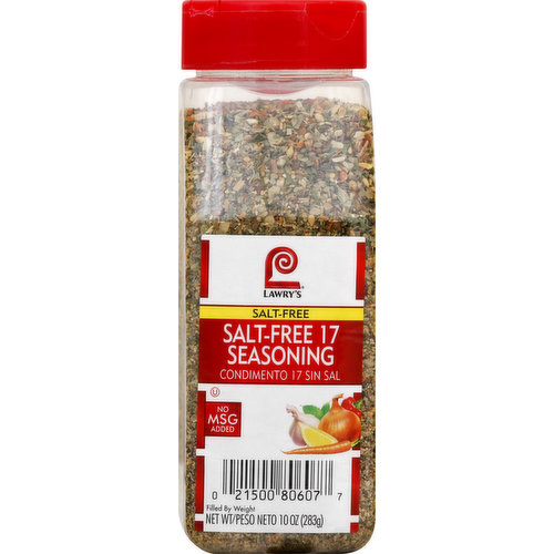 McCormick Seasoning, Salt-Free, 17