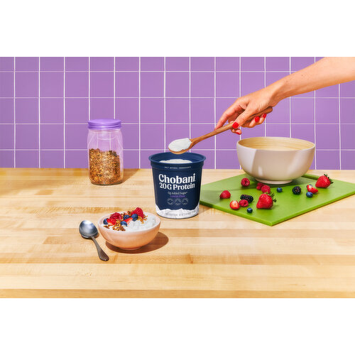 Chobani Yogurt, Greek, Lowfat, Plain
