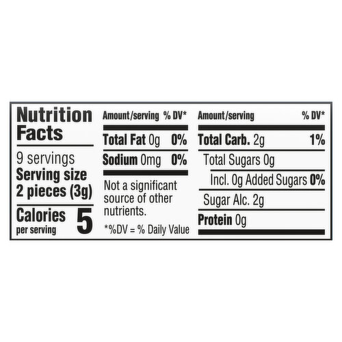 Eclipse Gum, Sugarfree, Peppermint