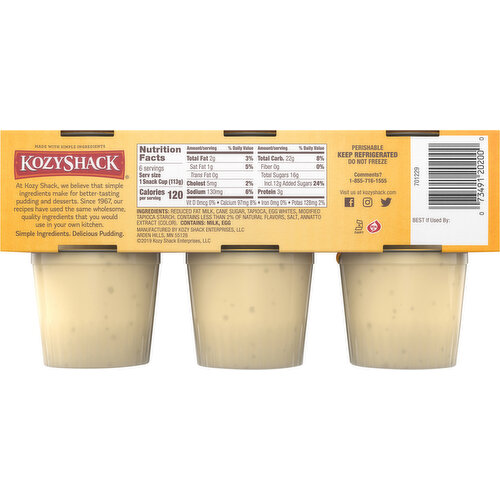 Kozy Shack Gluten Free Original Recipe Tapioca Pudding