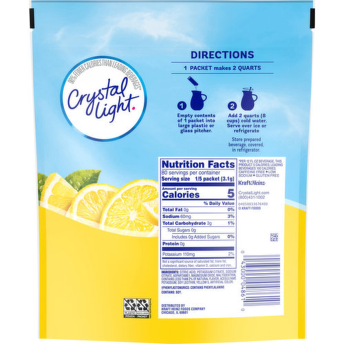 Crystal Light Drink Mix, Lemonade