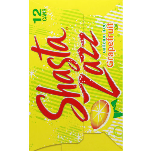 Shasta Soda, Caffeine Free, Grapefruit