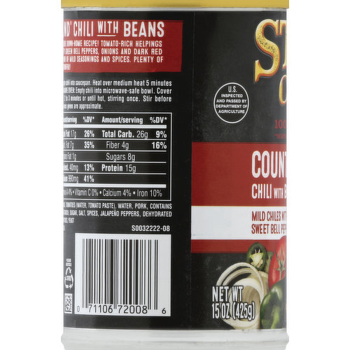 Stagg Chili, with Beans, Country Brand