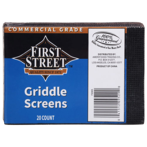 First Street Griddle Screens, Commercial Grade